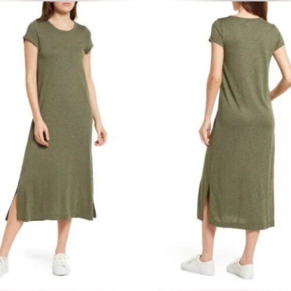 Madewell size M t shirt dress with side slits